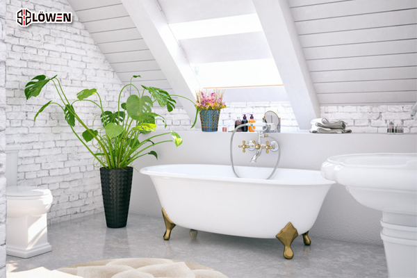 Cây xanh trong phòng tắm giúp loại bỏ mùi hôi
