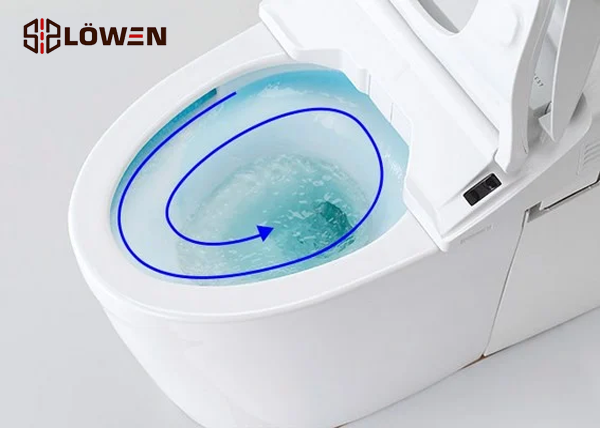 Chế độ xả xoáy cuốn trôi mọi chất thải cứng đầu
