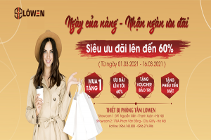 LOWEN khuyến mại 8/3