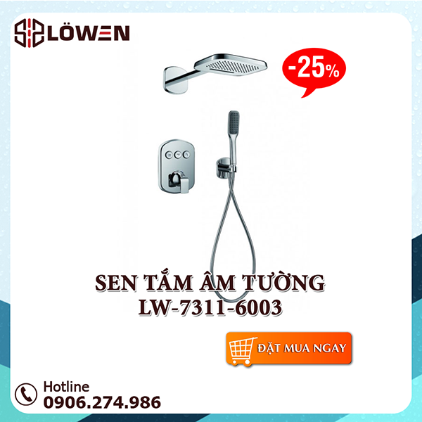 Sen tắm âm tường LOWEN LW-7311-6003