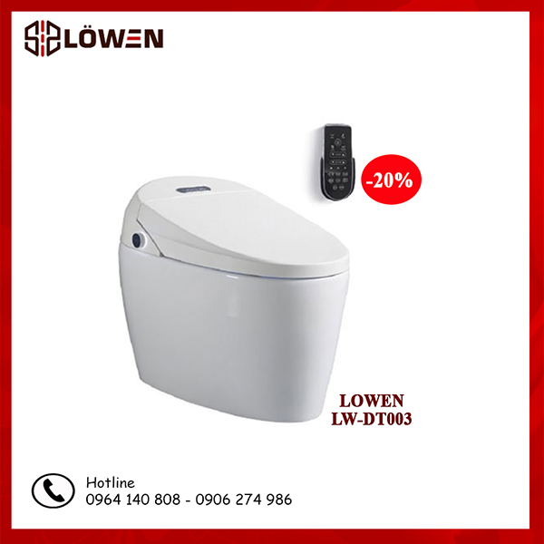 Bàn cầu thông minh LOWEN LW-DT003 giảm giá 20%