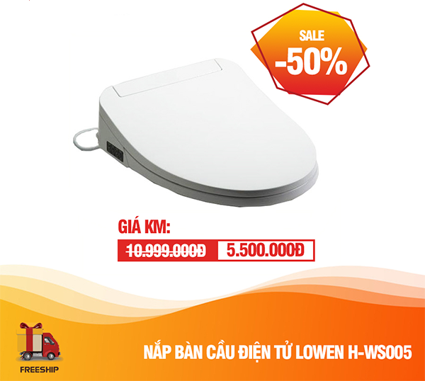 Nắp bàn cầu điện tử LOWEN H-WS005