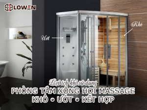 Lợi ích khi sử dụng phòng tăm xông hơi massage