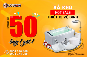 Banner xả kho LOWEN