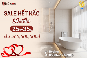 Sale bồn tắm LOWEN