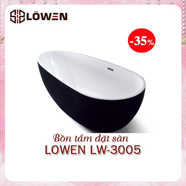Bồn tắm đặt sàn LOWEN LW-3005