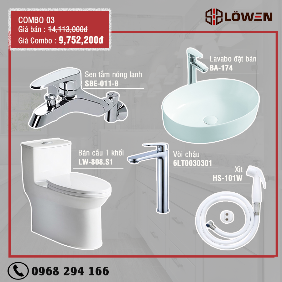 Phòng combo LOWEN 03 - combo kết hợp