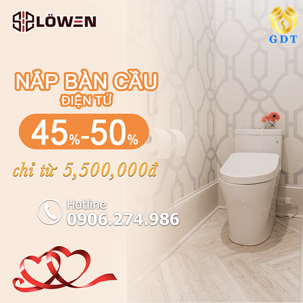 Sale nắp bàn cầu điện tử LOWEN