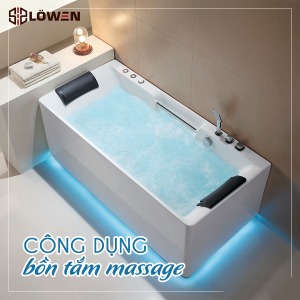 Công dụng bồn tắm massage đối với sức khỏe