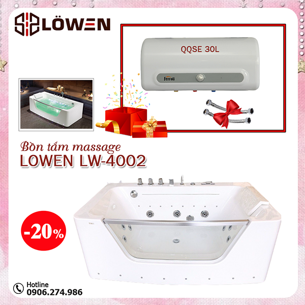 Bồn tắm LOWEN LW-4002