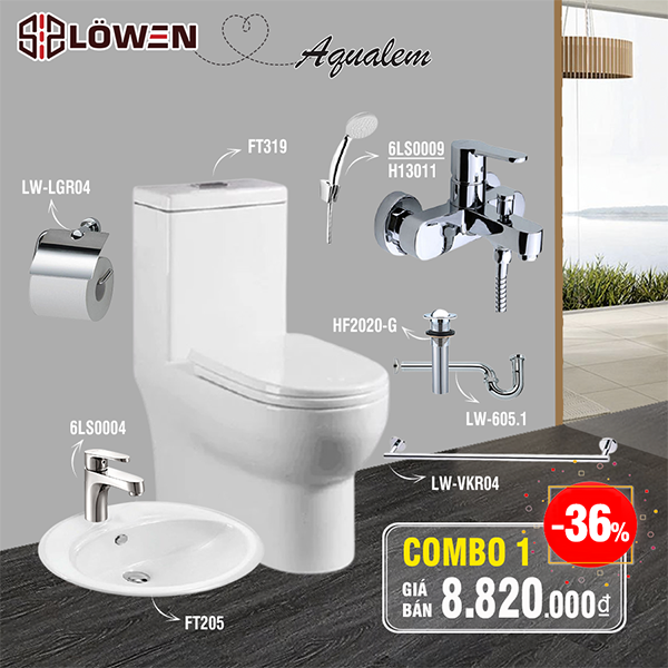 COMBO LOWEN – AQUALEM TRUNG CẤP 01