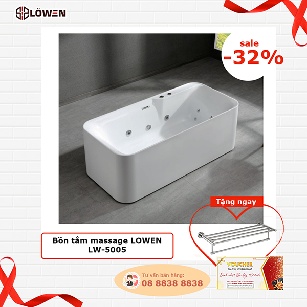 Bồn tắm massage LOWEN LW-5005