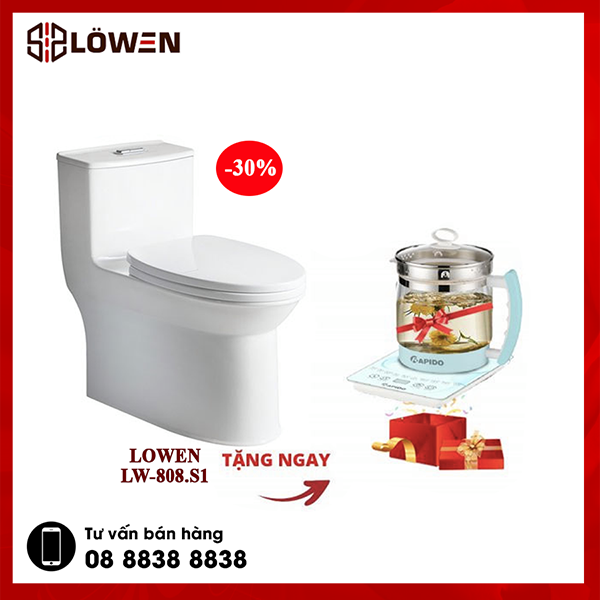 Bồn cầu LOWEN LW-808.S1