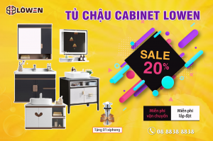 Khuyến mại bộ tủ chậu LOWEN