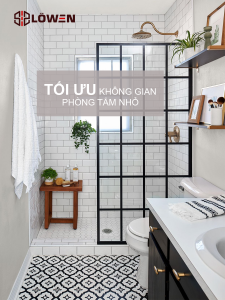 Phòng tắm nhỏ - Thiết bị vệ sinh LOWEN