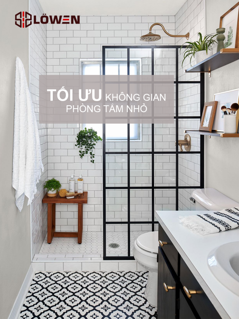 Phòng tắm nhỏ - Thiết bị vệ sinh LOWEN